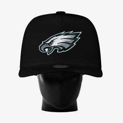 Philadelphia Eagles Noggin Boss Unisex Big Hat - Black